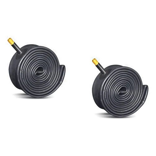 London Craftwork Inner Tube for Brompton Folding Bike 16 x 1 3/8 inch / 37-349 Schrader Valve (2 Pack)