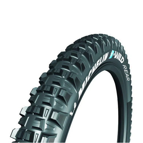 Michelin E-Wild Rear Bicycle Tyre (27.5' | 2.60' | 66-584 | Gum-X | Foldable)