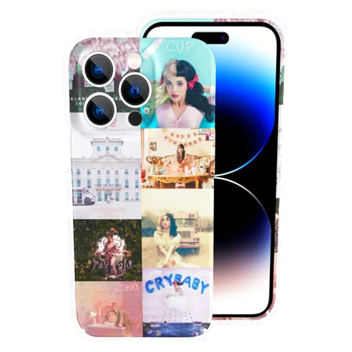 Umiko Melanie Martinez Merch Phone Case Cover for iPhone 13 Singer Music Aesthetic Poster Art Music Album Protective Case 2024 Trilogy Tour Concert Stuff Accessories Merchandise Gifts for Fans Black