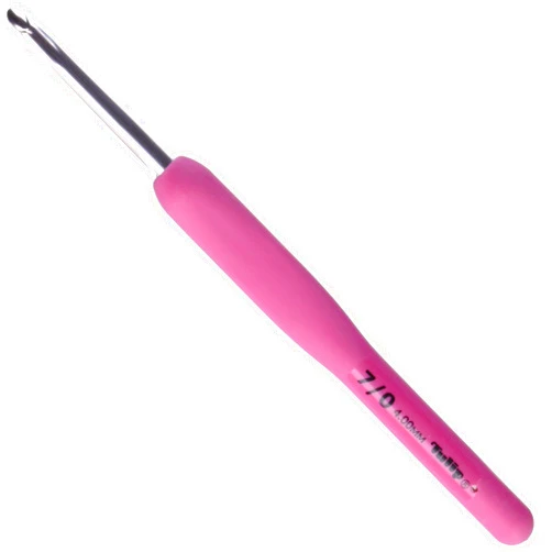 Tulip Company Tulip Etimo Rose Crochet Hook-Size 7/4mm, 7, Transparent