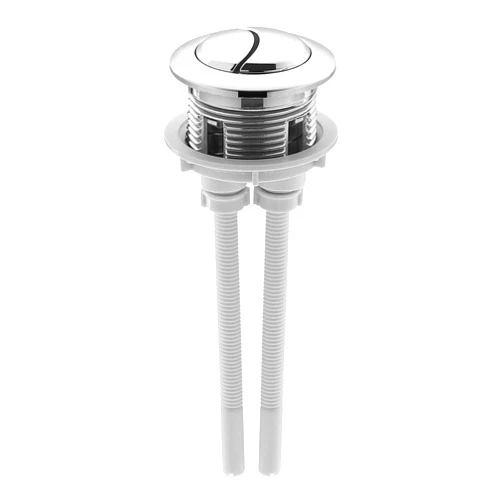Cabilock 38mm Toilet Button Dual Push Water Valve Round Head Button Dual Water Toilet Flush Button Water Tank Push Button for Toilet Water Tank Replacement Flushing Button for Toilet