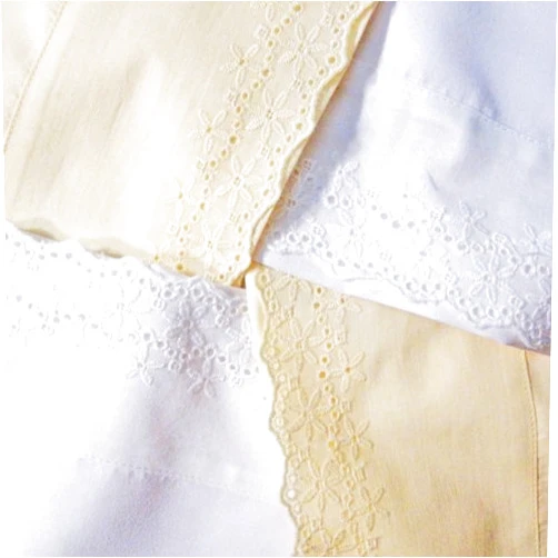 Veratex Sheet Set (Full, White) - Camden Lace Micro-Denier Collection
