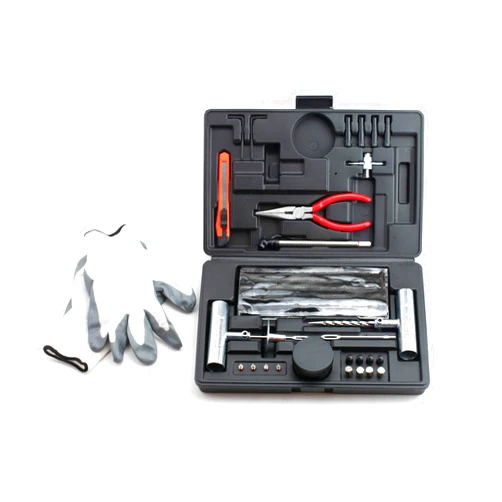 VCT 64pc Heavy Duty Tire Repair Kit for Car, Truck, RV, SUV, ATV, Motorcycle, Tractor, Trailer. Flat Tire Puncture Repair Kit