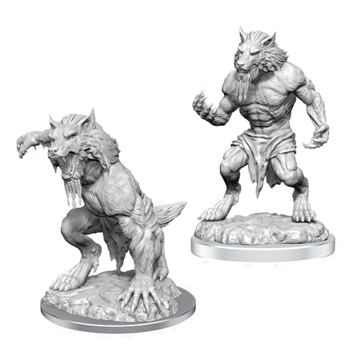 WizKids Critical Role Unpainted Miniatures: Fey Werewolves
