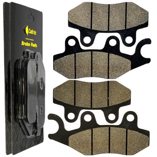 Caltric Front Rear Brake Pads Compatible with Kawasaki 650 Kl650 Klr650 Klr-650 2008-2016