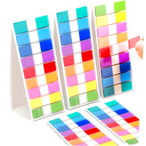 Golcellia 900 Pcs, Transparent Sticky Notes ,Page Markers, Book ,Pop Up Index Tabs,Label,Flags Stickers