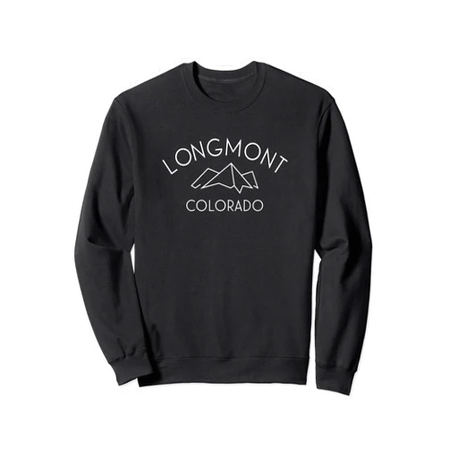 Longmont, CO / Colorado Men & Women Apparel Longmont - Colorado State / Cool Minimal Longmont, CO Sweatshirt