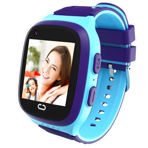 Tykjszgs 4G Kids Smart Watch GPS Tracker - Smartwatch with Two Way Call Video Calling 7 Puzzle Games Voice Chat SOS School Mode Pedometer Geo-Fence Touch Screen Alarm Clock Smartwatches for Boys Girls