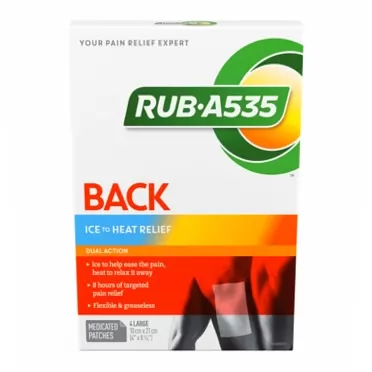 Rub A535 Dual Action Back Patch - 4 Patches (4