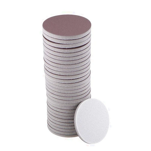 uxcell 3-Inch Sanding Sponge Hook and Loop Sanding Disc Wet/Dry for Car Wood Drywall Metal Brown Corundum 800-1000 Grit 30 Pcs