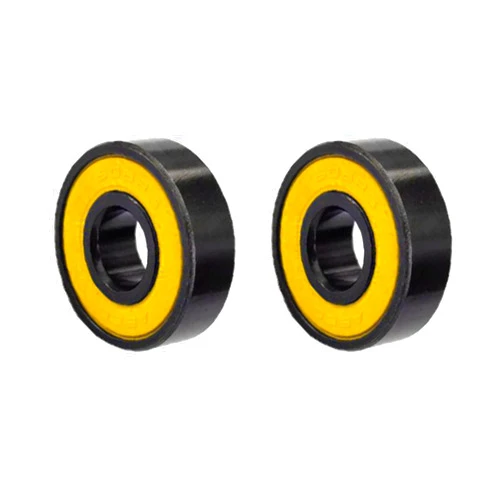 BLAZINGSTAR 10pcs 608 2RS 8x22x7mm Red Skateboards Wheels ABEC-9 Miniature Shafts Tool Skate Scooter Steel Bearings High Performance Roller (8x22x7mm, Yellow, 10)