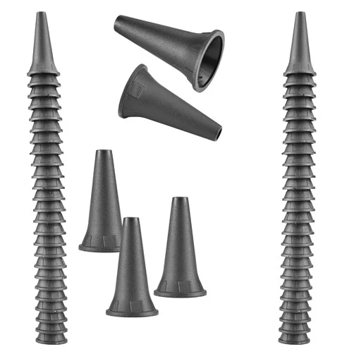 PakCan Reusable Diagnostic Otoscope Cover Specula Tips - Sets of 50 - Available in 2.5 mm, 3.5 mm, 4mm, 5 mm (50 pcs of 2.5 mm and 3.5 mm (25 Each))