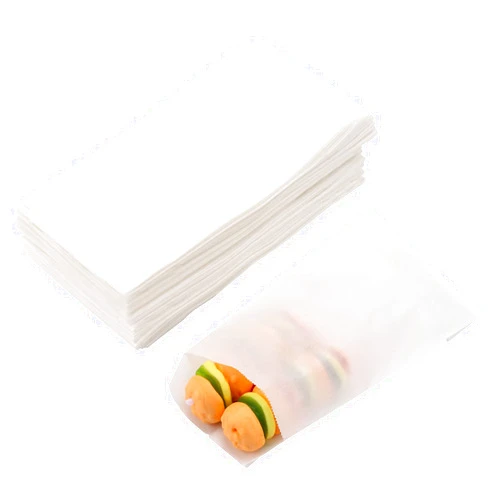 LoveBB 200 Pcs Small Glassine Bags - 2 3/4 x 4 inch Flat Semi-Transparent Paper Bags for Party Favor Cookies, Candies, Chocolate, Treats