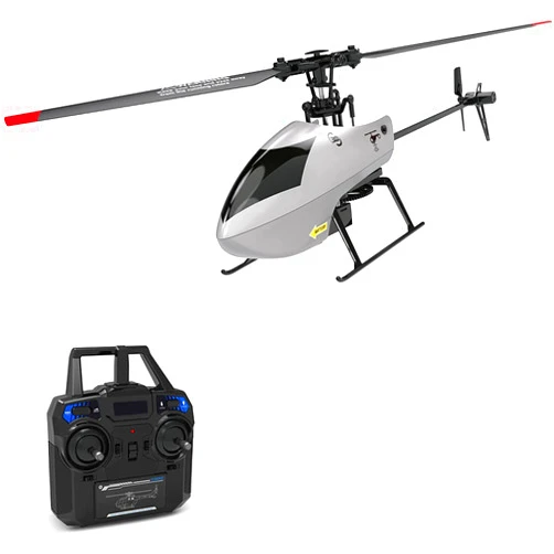 GoolRC C129 V2 RC Helicopter, 4 Channel Remote Control Helicopter with 6-Axis Gyro, 2.4Ghz RC Aircraft with 3D Flips, Altitude Hold, One Key Take Off/Landing for Adults and Beginners