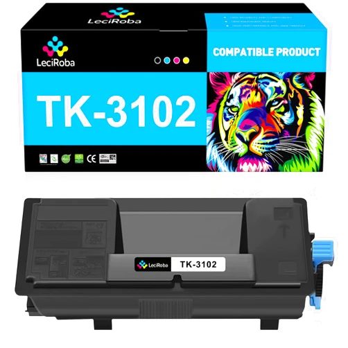 LeciRoba TK3102 13,000 Pages High Capacity Compatible Toner Cartridge Replacement for Kyocera TK-3102 1T02MS0US0 for ECOSYS M3040idn M3540idn FS-2100DN FS-2100D Printers (Black, 1 Pack)