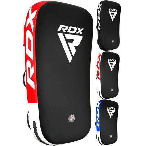 RDX Muay Thai Pad for Training, Curved Kickboxing Kicking Strike Shield, Coaching Kick Boxing, MMA, Martial Arts, Karate, Taekwondo, Punching, Foot, Knee and Elbow Target (One Pad Only)