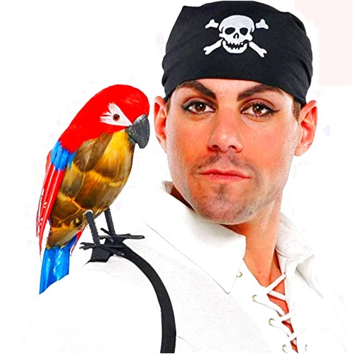 Amscan Pirate's Realistic Multicolor Parrot - 18.5