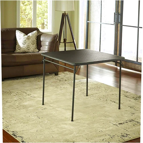 Cosco 14-619-BLK1 Black Square Folding Table 34