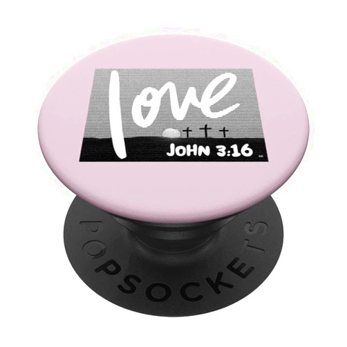 VISIT THE STORE TEENAGER LOVE RR JOHN 3:16 LOVE/ Cool Christian Faith Teenagers PopSockets Swappable PopGrip