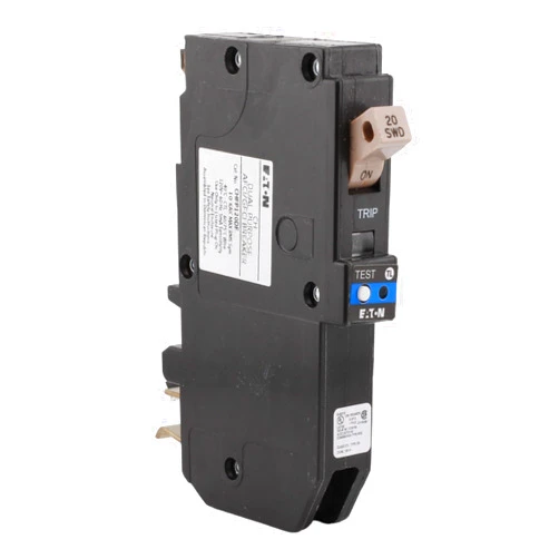 Cutler-Hammer CHFP120DF 20 Amp Single Pole Dual Function AFCI/GFCI Circuit Breaker, Plug-On Neutral, 120/240V, 10kAIC, UL Listed (1)