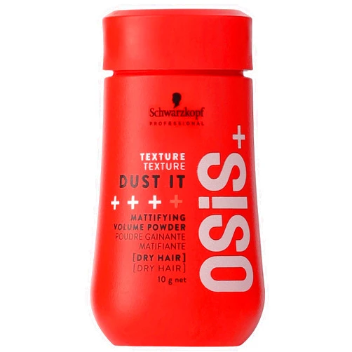 OSiS+ Dust It - Mattifying and Texturizing Volume Powder – Long-Lasting Hold, Strong Control and Separation for Different Hair Styles