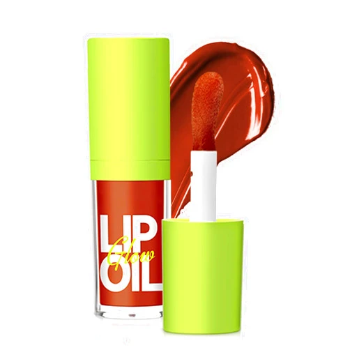 Generic Fat Oil Lip Gloss, Non Sticky Hydrating Lip Glow Oil with Hyaluronic Acid, Plumping Lip Gloss with Moisturizing Weightless, Big Brush Long Lasting Lip Stain for Women Use (106 FUSE)