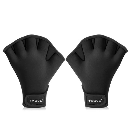 TAGVO Aquatic Gloves for Helping Upper Body Resistance, Webbed Swim Gloves Well Stitching, No Fading, Sizes for Men Women Adult Children Aquatic Fitness Water Resistance Training