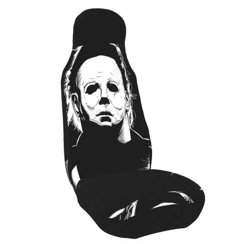 Dxddsdks Michael Myers Car Seat Cover, Car Seat Protection Cover, Advanced Elastic Universal Car Cushion Cover, Car Seat Cover is Suitable for Most Truck Cars, 1 Pcs, Black