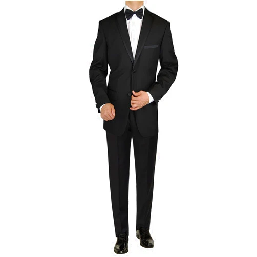 GN GIORGIO NAPOLI Men's Tuxedo Suit 2 Button Notch Lapel Jacket Adjustable Pants