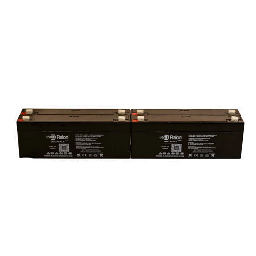 Raion Power 12V 2.3Ah Replacement AGM Battery for Steris Corp Hall Arthoscope - 4 Pack