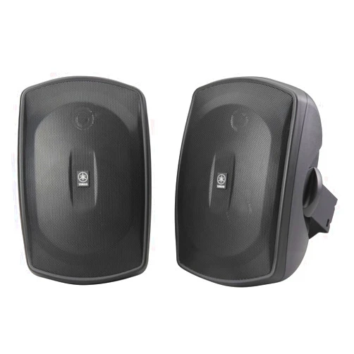 YAMAHA NS-AW190BL 2-Way Indoor/Outdoor Speakers (Pair, Black)