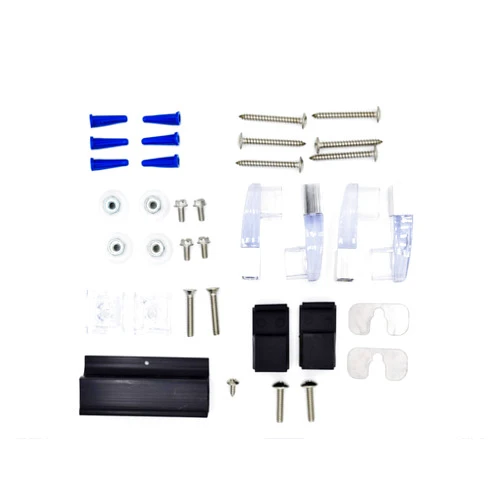 Basco ECPPDLX51SV framed sliding shower door parts, Chrome
