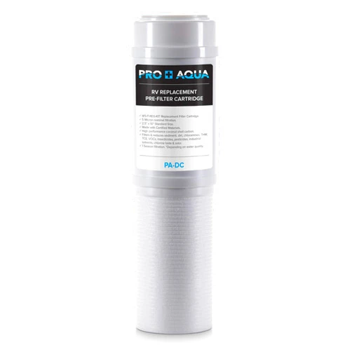 PRO+AQUA Premium Dual RV/Marine Water Filter Replacement, Taste, Odor, Sediment, Chlorine