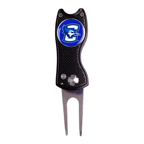 LinksWalker NCAA Team Switchblade Golf Divot Repair Tool, Magnetic Ball Marker Holder, Spring Action Button Opening, 1 Ball Marker