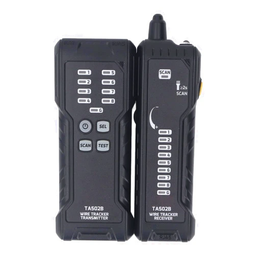Fafeicy Wire Tracer Finder, LED Display Network Cable Tester Wire Tracer, Adjustable Sensitivity Multifunctional Line Finder, Electriccircuittestingdevice
