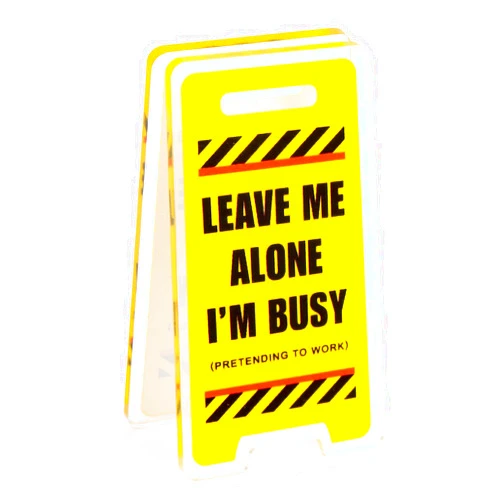 DDLP Cool Gifts for Coworkers Women Christmas Coworker Gag Gifts Funny Mini Desk Warning Sign Office Work Gift for Coworker Male Leader Boss Manager Supervisor Superintendent