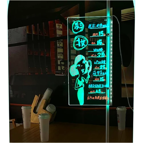 CAPOT Dry Erase Boards Led Note Board with Colors