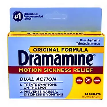 Dramamine Original Formula Tablets 36 ea (Pack of 4)
