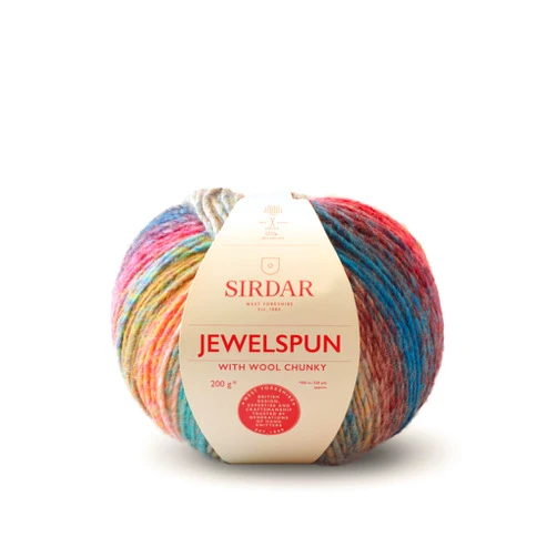 Sirdar Jewelspun Chunky with Wool 0204 Precious Reef
