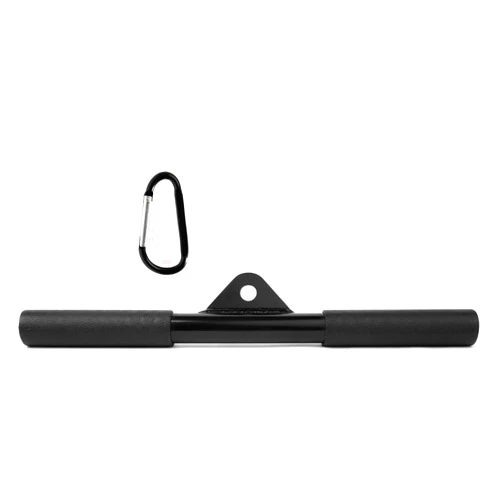 EVMT Brands EVMT Compact 15-Inch Pulldown Bar - Essential Home Gym Equipment, Durable LAT Pulldown Attachments, Tricep Pull Down Attachment. Ideal Home Gym Accessory.