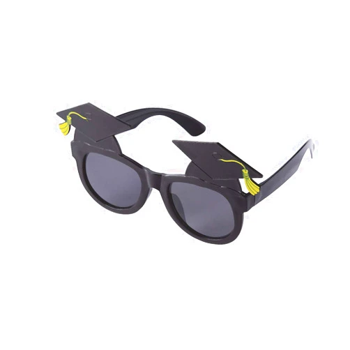 Fun Express - Mortarboard Sunglasses for Graduation - Apparel Accessories - Eyewear - Novelty Glasses - Graduation - 12 Pieces