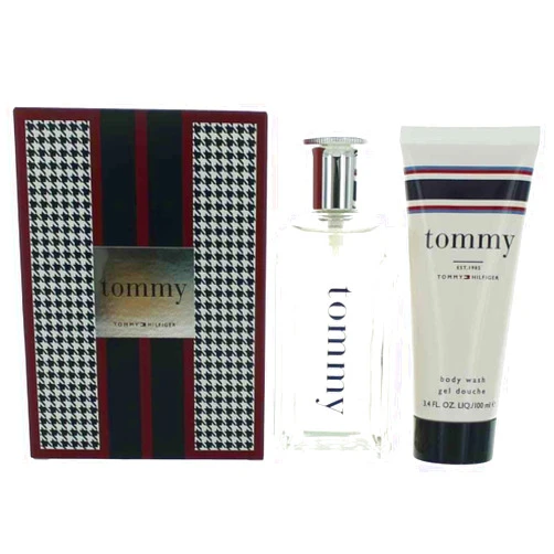 Tommy Hilfiger Tommy by Tommy Hilfiger for Men 2 Piece Set Includes: 3.4 oz Eau de Toilette Spray + 3.4 oz Body Wash (Blue Box)
