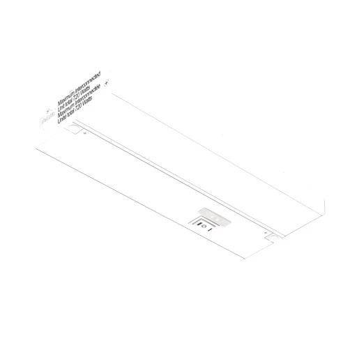 GETINLIGHT 9-inch LED Under Cabinet Lighting, Hardwired or Plugged-in, Warm White (2700K), Soft White (3000K), Bright White (4000K), Dimmable, White Finished, IN-0210-0