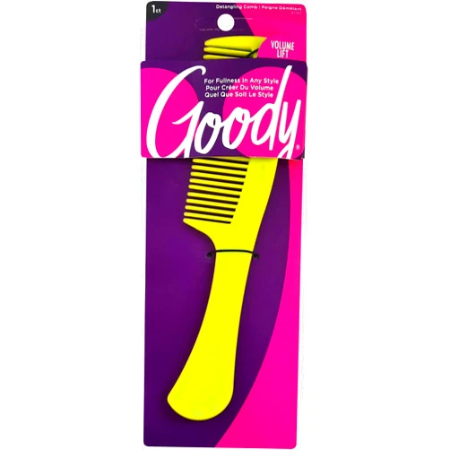 Goody Styling Essentials Detangling Hair Comb - Suitable For All Hair Types - Fine Tooth Comb Detangles Wet or Dry Hair - Hair Accessories for Men, Women, Boys and Girls