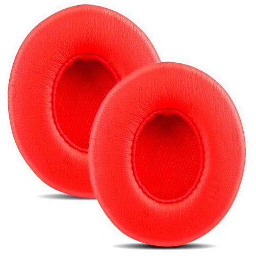 JTSTSTORE Professional Replacement Ear Pads,Earpads Compatible with Beats Solo 2 & Solo 3 Wireless On-Ear Headphones,Soft Protein Leather,Noise Isolation Memory Foam,Strong Adhesive Tape,2 Pieces