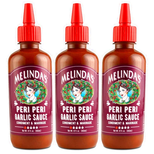 Melinda's - Peri Peri Garlic Sauce - 12oz, 3pck