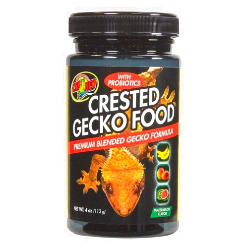 Zoo Med Crested Gecko Food 4-Ounce Jar, Watermelon and Tropical Fruit Flavors