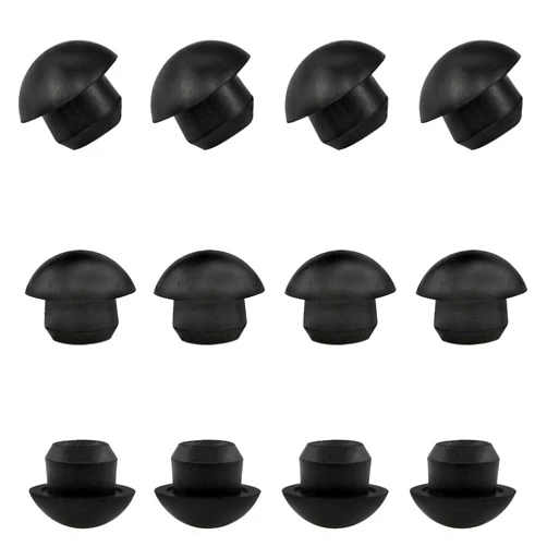 Fengxiaomin 12PCS 8MM Horizontal Jacks/Floor Jack Oil Filler Plugs Horizontal Jack Plugs Black Rubber Hydraulic Oil Filler Blugs for Hydraulic Jack Oil Reservoir Filler Hole