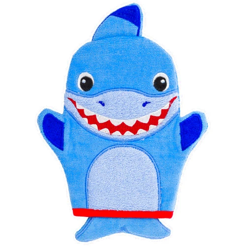 Stephen Joseph Kids Bath Mitts, Shark