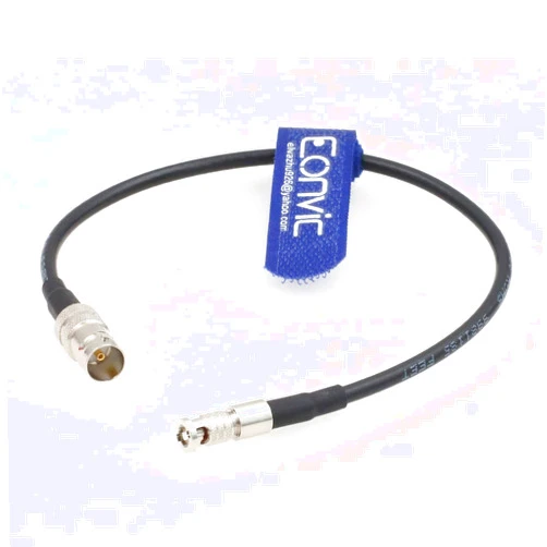 Eonvic Micro HD-BNC Male to Standard BNC Female Coaxial Cable for Blackmagic Video Assist 3G 12G (30CM)
